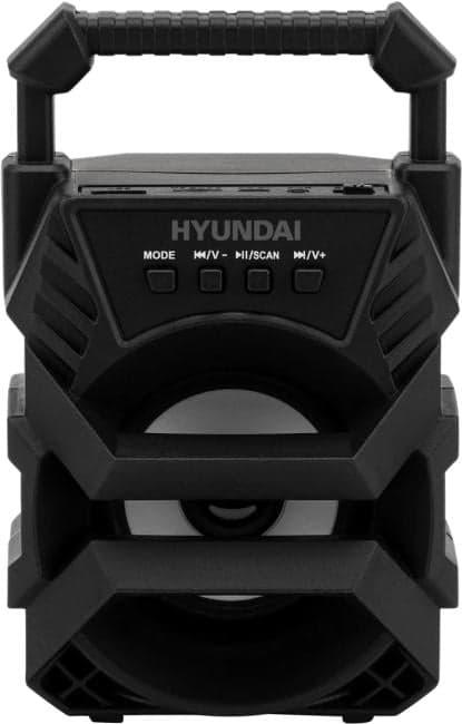 Колонка порт. Hyundai H-PS1000 черный 9W 1.0 BT/USB 10м 500mAh