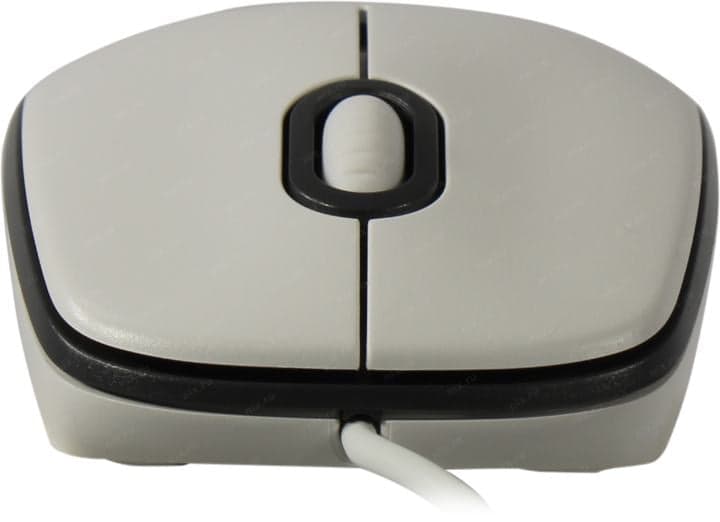 Logitech Mouse M100R White <910-005007> (OEM) USB 3btn+Roll