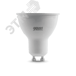 GAUSS 13617 Лампа светодиодная LED 7 Вт 530 Лм 3000К теплая GU10 MR16 Elementary Gauss