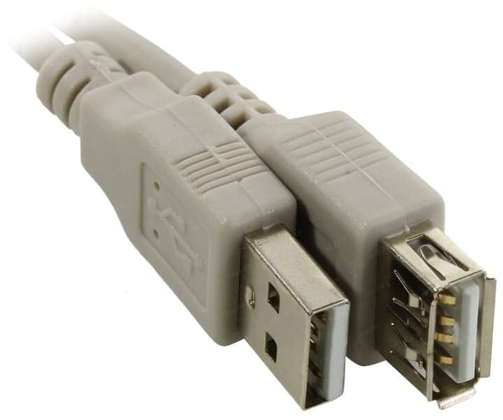 5bites Кабель удлинитель UC5011-010C USB2.0 / AM-AF / 1M