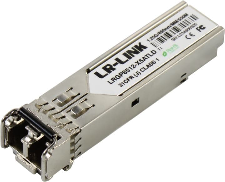 LR-LINK <LRGP8512-X5ATLD> SFP Duplex 1.25Gbps 3.3V Multi-Mode Transceiver (Duplex LC, MM)