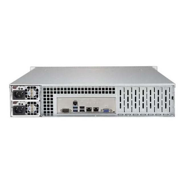 Server Case SuperMicro <CSE-825TQC-R802LPB> Black 8xHotSwap SAS/SATA, EE-ATX 800W HS 2U RM