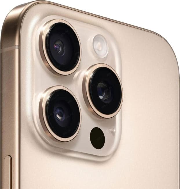 Apple iPhone 16 Pro <MYLV3ZA/A 256Gb Desert Titanium> (A18 Pro,6.3" 2622x1206 OLED,5G+WiFi+BT,48+48+12Mpx+LiDAR)