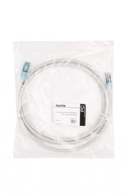 Hyperline PC-LPM-STP-RJ45-RJ45-C6-2M-LSZH-GY Патч-корд U/FTP, экранированный, Cat.6 (100% Fluke Component Tested), LSZH