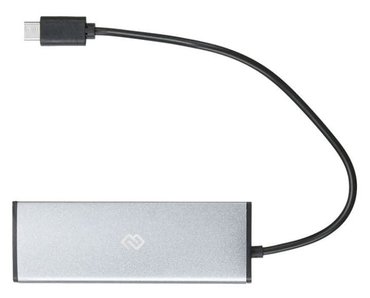 Digma <HUB-4U2.0-UC-DS> USB2.0 Hub 4 port, подкл. USB-C