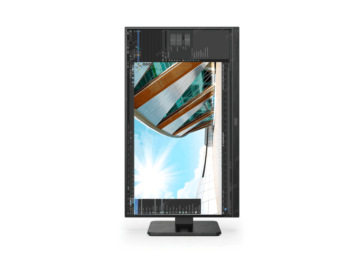 23.8" ЖК монитор AOC Q24P2Q <Black> с поворотом экрана (LCD, 2560x1440, D-Sub, HDMI, DP, USB 3.2 Hub)