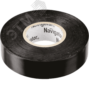 Navigator Group 17357 Изолента ПВХ черная 19мм 20м Navigator NIT-A19-20/BL (71110)