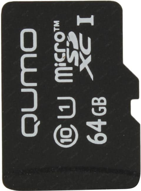 Qumo <QM64GMICSDXC10U1NA> microSDXC 64Gb Class10 UHS-I U1