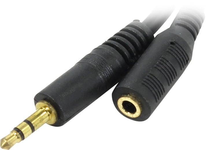 Exegate <EX205308RUS> Кабель удлинительный Jack3.5-F --> Jack3.5-M 2м