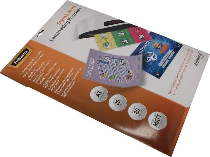 Fellowes <CRC56022> пакеты для ламинирования (A3, Matt, 80мкм, уп. 25 шт)
