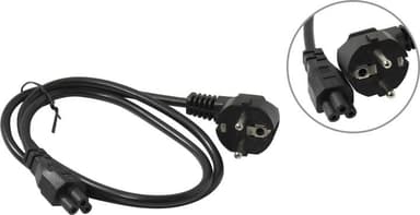 Filum <FL-PC10-EU-C5-1M> Кабель IEC-320-C5 - розетка 220V 1м Европейский стандарт, Г-образный