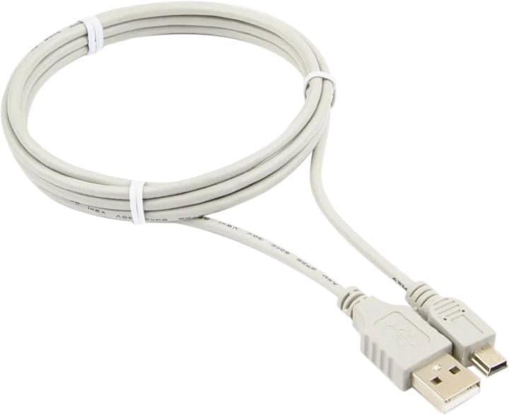 CC-USB2-AM5P-6-N Кабель USB2.0 Cablexpert CC-USB2-AM5P-6-N, AM/MiniUSB, медь, экран, Pro, 1.8м серый, пакет