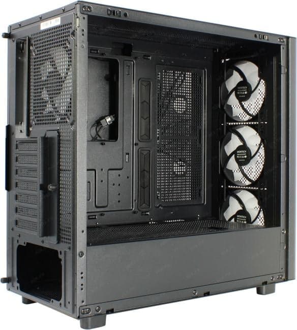 Miditower Montech <XR Wood Black> ATX без БП