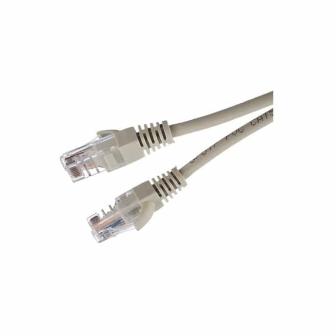 GoPower 00-00029034 Патч-корд/ Патч-корд GoPower RJ-45 (m)-RJ-45 (m) 1.0м кат.5е ПВХ 26AWG CCA серый в пакете (1/100)