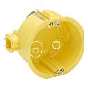Schneider Electric LEX1450414R Коробка монтажная Гипрок 68мм металлические лапки