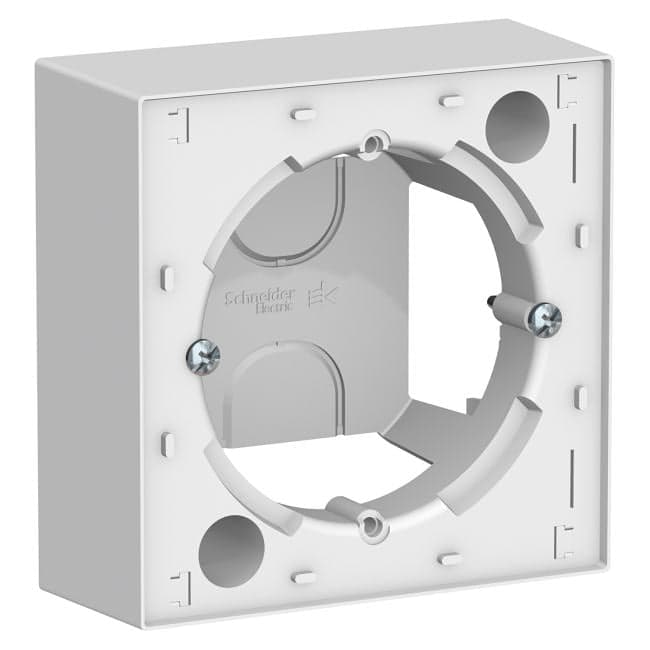 Schneider Electric ATN000100 ATLASDESIGN КОРОБКА для наружного монтажа, БЕЛЫЙ