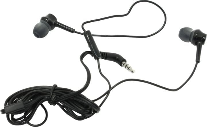 Наушники с микрофоном Panasonic RP-TCM115GCK <Black> (шнур 1.2м)