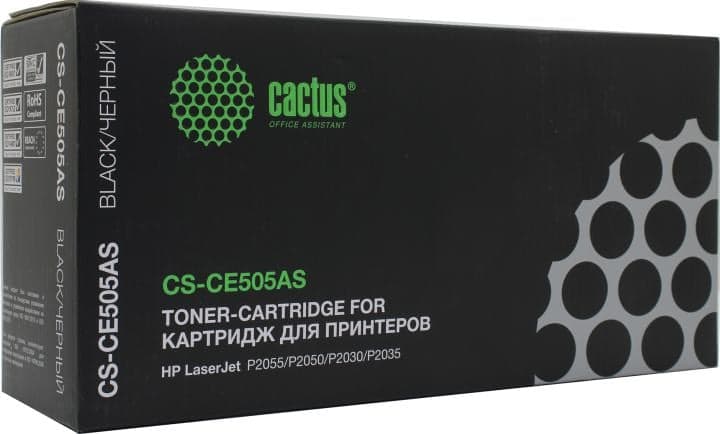Картридж Cactus CS-CE505A(S) для HP LJ P2035/2055