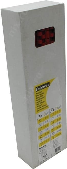 Fellowes <53456> Пластмассовые гребёнки для переплёта (Red, d=8мм, уп. 100 шт)