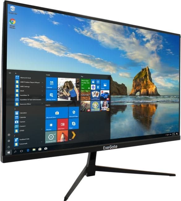 27" ЖК монитор ExeGate SmartView ES2707A (LCD, 1920x1080, D-Sub, HDMI, DP) <EX294430RUS>