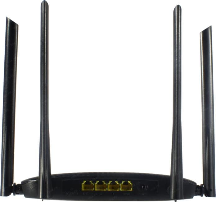 Digma <DWR-AC1201> WiFi Router (3UTP 100Mbps, 1WAN, 867Mbps, 4x6dBi)