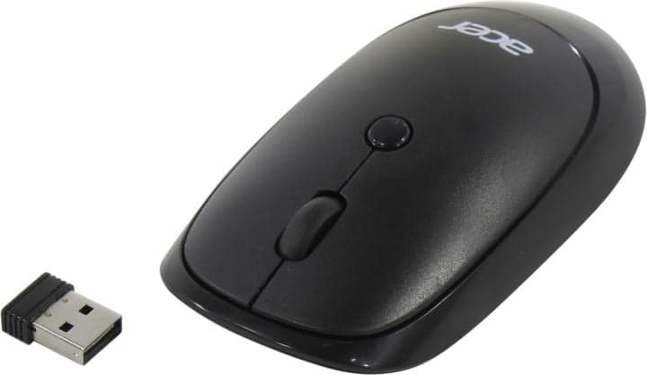 Acer Wireless Optical Mouse OMR137 <ZL.MCEEE.01K> (RTL) USB 4btn+Roll