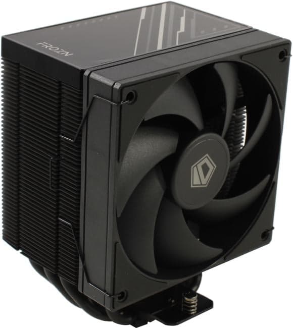 ID-Cooling <ID-CPU-FROZN-A610-BLACK> (4пин, 115X/1200/1700/AM4/AM5, 29.85дБ, 500-2000об/мин, Al+тепл.трубки)