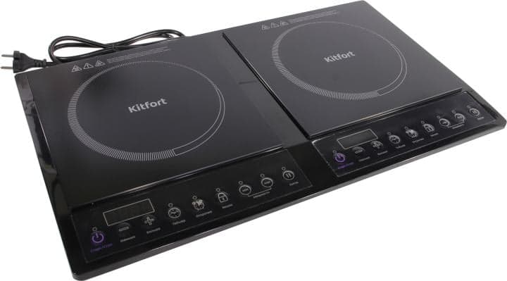 Kitfort <KT-109> Плитка индукционная (2000W+2000W, 2 конфорки)