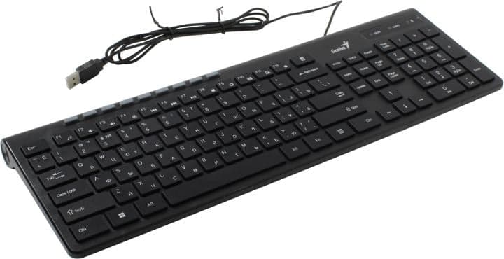 Клавиатура Genius SlimStar 230II Black <USB> 106КЛ+7КЛ М/Мед <31310048402>