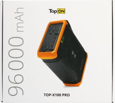 Внешний аккумулятор TopON TOP-X100 PRO <103098> (2xUSB, USB-C, 2 авторозетки, 96000mAh, 180W, LiFePO4)