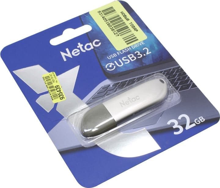 Netac <NT03U352N-032G-32PN> USB3.2 Flash Drive 32Gb (RTL)