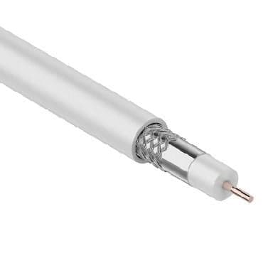 01-2621 Кабель коаксиальный PROconnect RG-59U, 75 Ом, CCS/Al/Al, 48%, бухта 100 м, белый