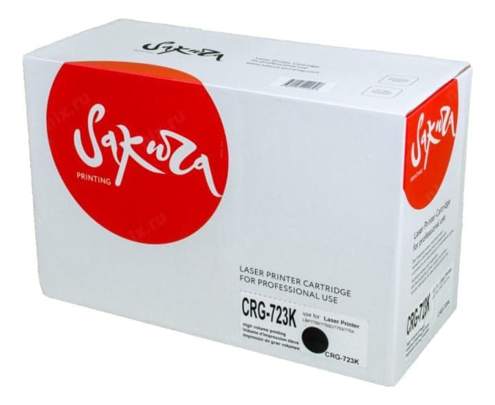 Картридж Sakura SACRG723K для Canon LBP7700/7750C/7753/7754, черный, 5000 к.