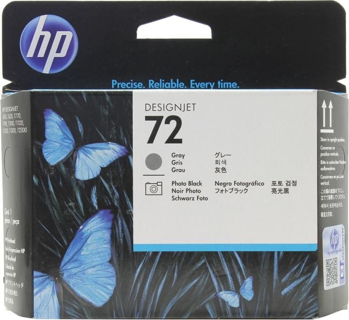Печатающая головка HP C9380A(№72) Gray&Photo Black для DesignJet T610/T620/T770/T790/T1100/T1120/T1200/T1300/T2300