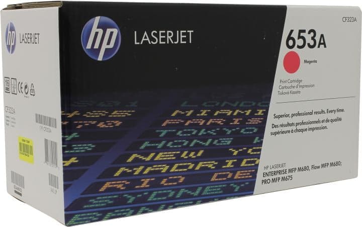 Картридж HP CF323A(C) (№653A) Magenta для LaserJet Enterprise MFP M680, Flow MFP M680, PRO MFP 675