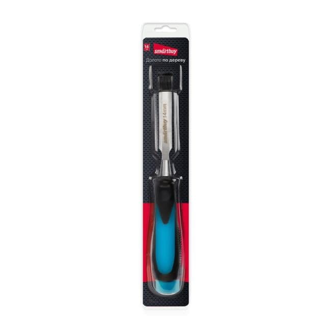 SBT-CH-14p1 Долото по дереву 14 мм, прорезиненная ударная рукоятка Smartby tools