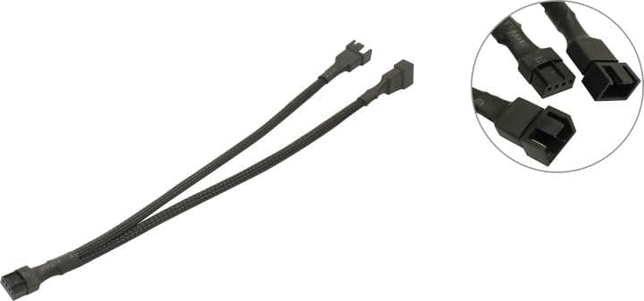 Разветвитель питания для вентиляторов 4pin->2x4pin