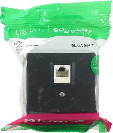 Schneider Electric Blanca <BLNIA045006> Розетка RJ45 кат.5e (внеш, антрацит)