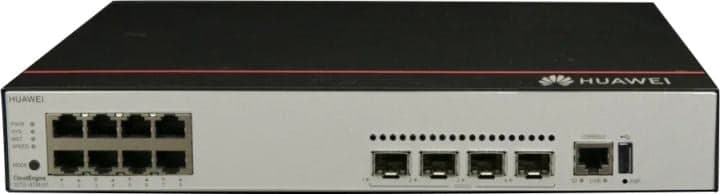 98012455 HUAWEI S220S-8T2X (L2, 8*10/100/1000BASE-T ports, 2*10GE SFP+ ports, built-in AC power, Fanless)