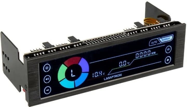 LAMP-CE420B Панель управления вентиляторами и подсветкой Lamptron Fan&Lights Controller-CE420 Black