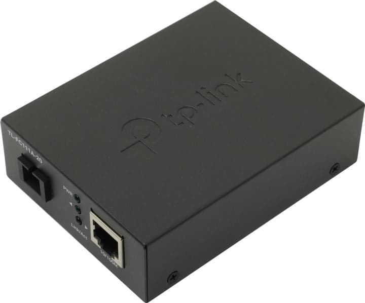 TP-Link <TL-FC111A-20> 100Base-T to SM 100Base Media Converter (1UTP, 1SC, SM)