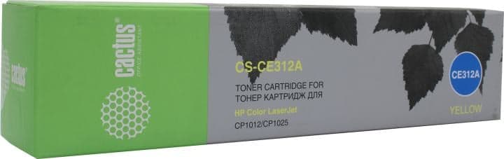 Картридж Cactus CS-CE312A Yellow для HP Color LJ CP1012/CP1025