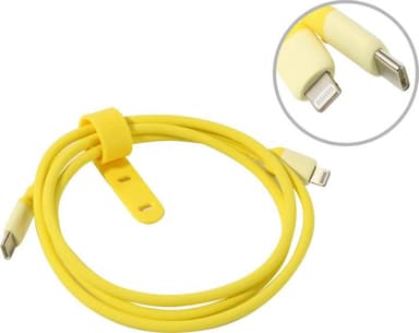UGREEN US387 Yellow <90226> Кабель USB-C M --> Lightning 1м