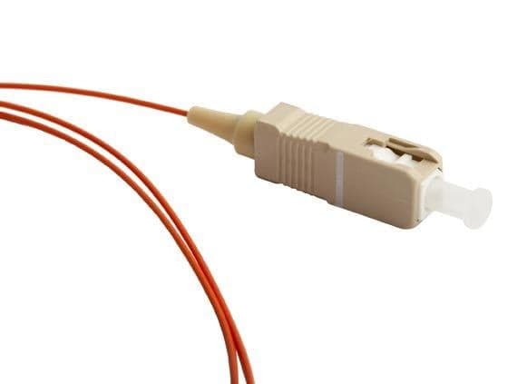 Hyperline <FPT-B9-62-SC/PR-1M-LSZH-OR> Pigtail ВО, SC-PC, MM 62.5/125 (OM1) 1м