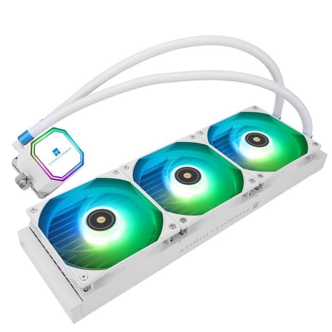 Thermalright Frozen Prism 360 White ARGB (4пин,115x/1200/1700/2011/2066/AM4/AM5, 27дБ,1850об/мин, вод.охл)