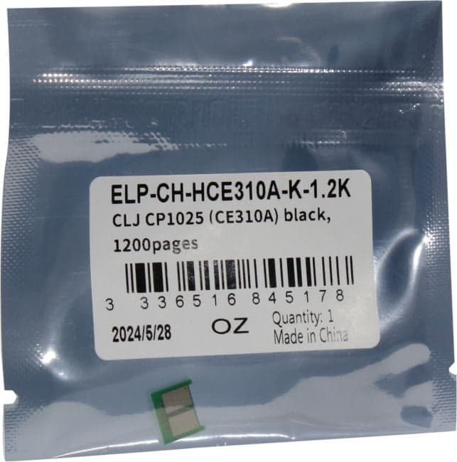 <ELP-CH-HCE310A-K-1.2K> Чип для картриджа CE310A Black, 1.2K