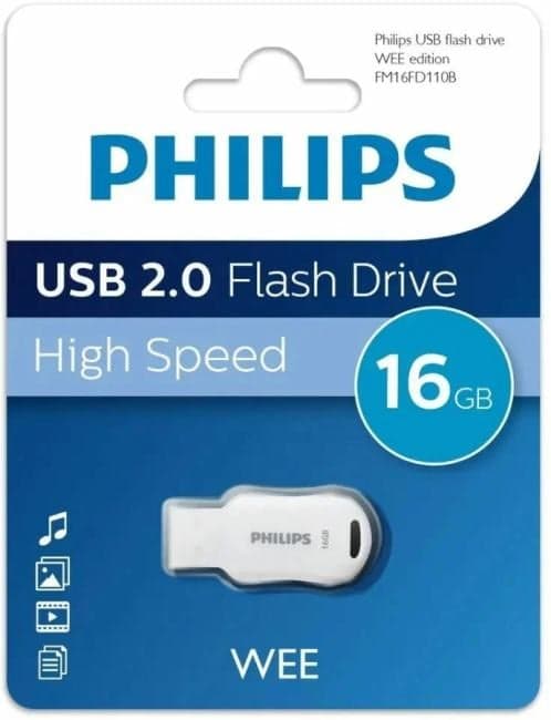 Philips WEE <FM16FD110B/97> USB2.0 Flash Drive 16Gb (RTL)