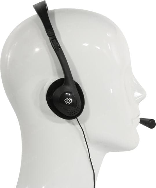 Наушники с микрофоном OKLICK HS-M143VB <Black> (шнур 1.8м) <614036>