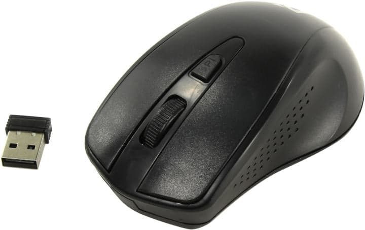 Defender Wireless Optical Mouse Datum <MM-265 Black> (RTL) USB 4btn+Roll <52265>
