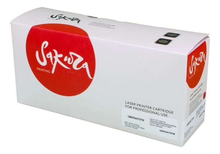 SAQ6003A/707M Картридж SAKURA SAQ6003A/707M для LaserJet пурпурный, 2000 к.